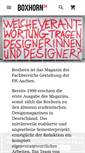 Mobile Screenshot of boxhorn-magazin.de